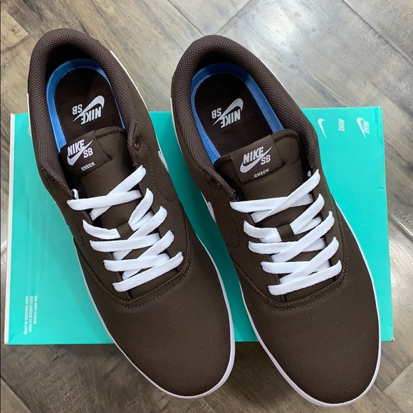 NIKE SB CHECK SOLAR CNVS baroque brown/white - Picture 8 of 16